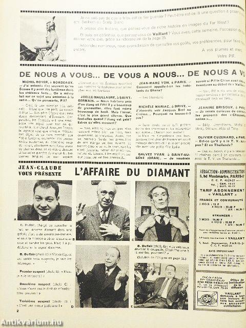 PIF Vaillant 6. Janvier 1963