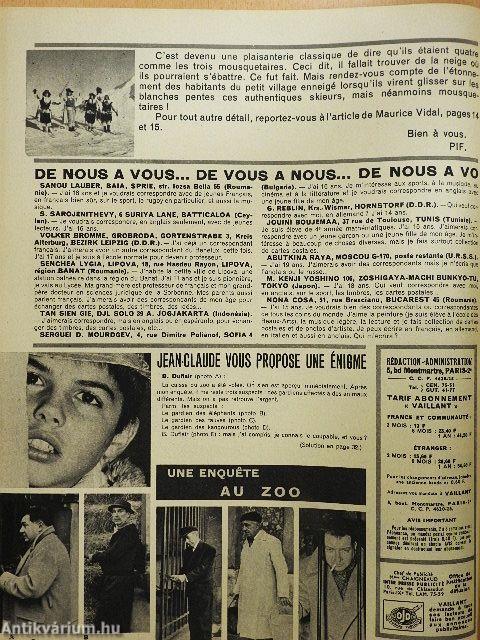 PIF Vaillant 13. Janvier 1963