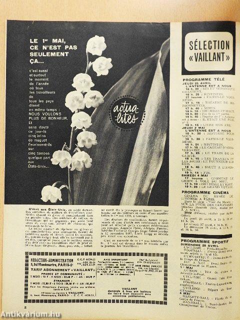 PIF Vaillant 28. Avril 1963