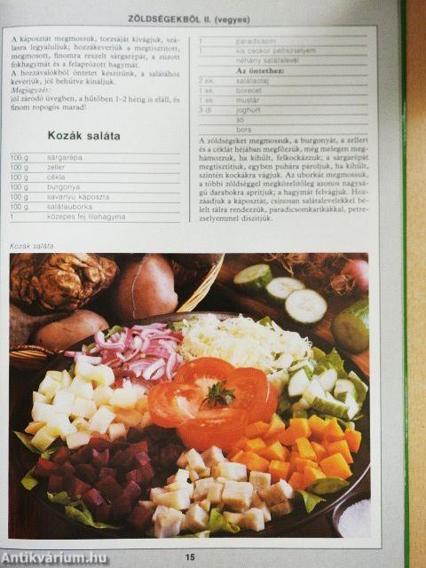 99 saláta 33 színes ételfotóval