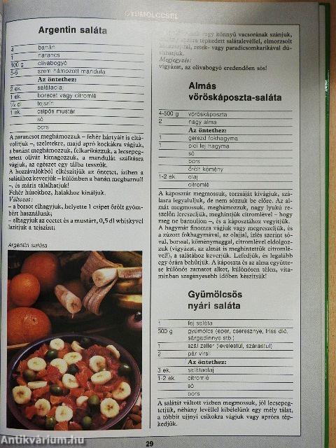 99 saláta 33 színes ételfotóval