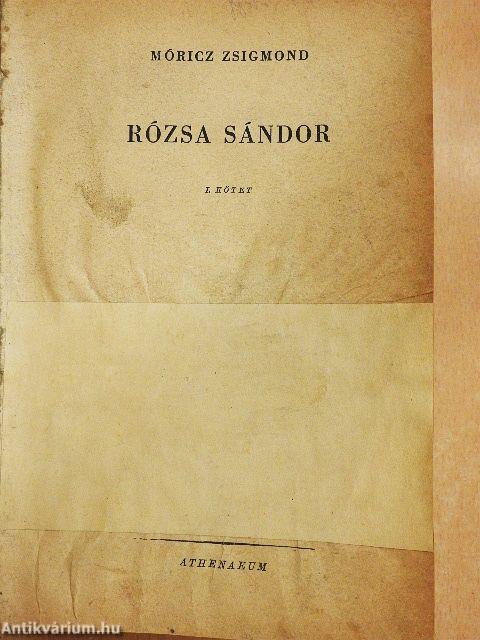 Rózsa Sándor I-II.
