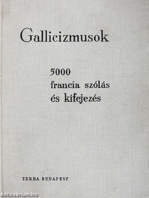 Gallicizmusok