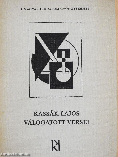 Kassák Lajos válogatott versei