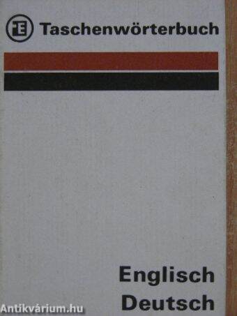 Taschenwörterbuch Englisch-Deutsch