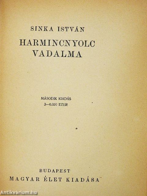 Harmincnyolc vadalma