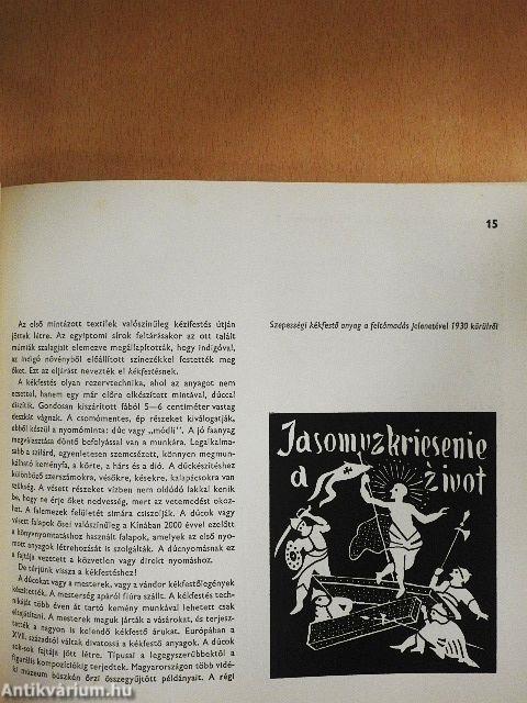 Kelmék és hímzések