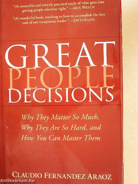 Great People Decisions