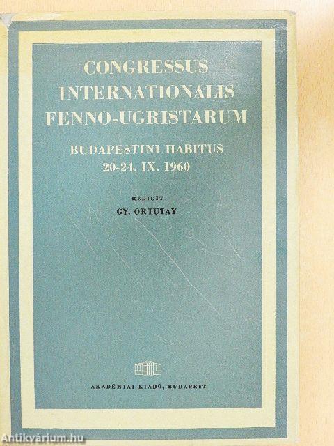 Congressus Internationalis Fenno-Ugristarum