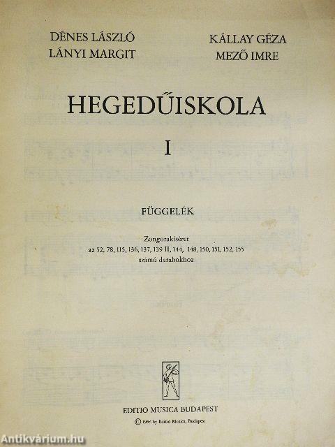 Hegedűiskola I.