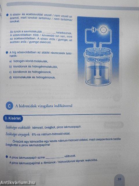 Kémiai feladatok és laboratóriumi gyakorlatok