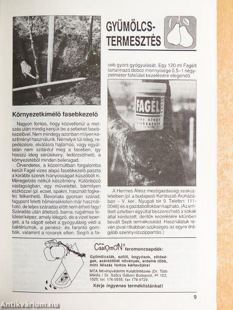 Kerti Kalendárium 1995. március
