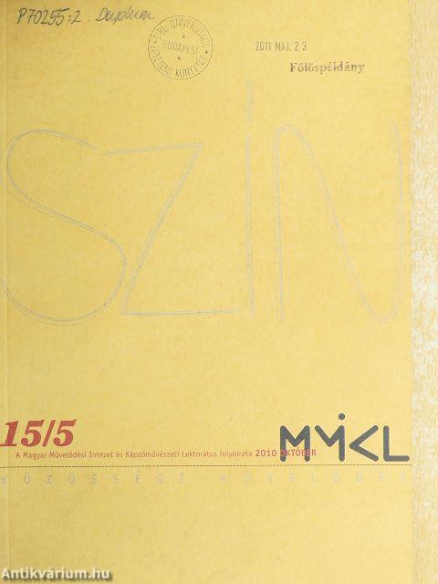 Szín - Közösségi művelődés 2010. október