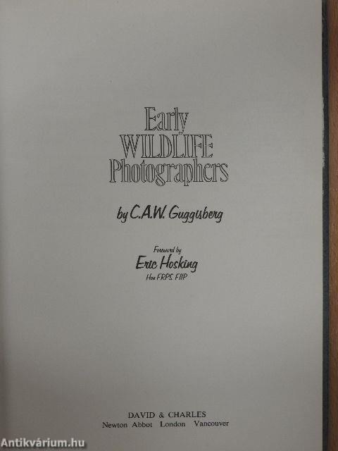 Early Wildlife Photographers