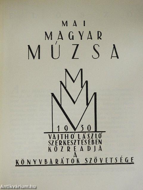 Mai Magyar Múzsa 1930