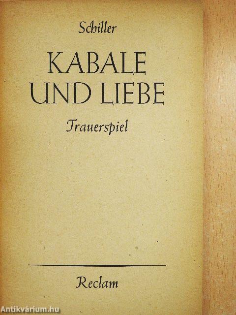 Kabale und Liebe