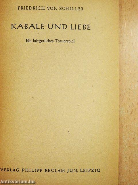 Kabale und Liebe