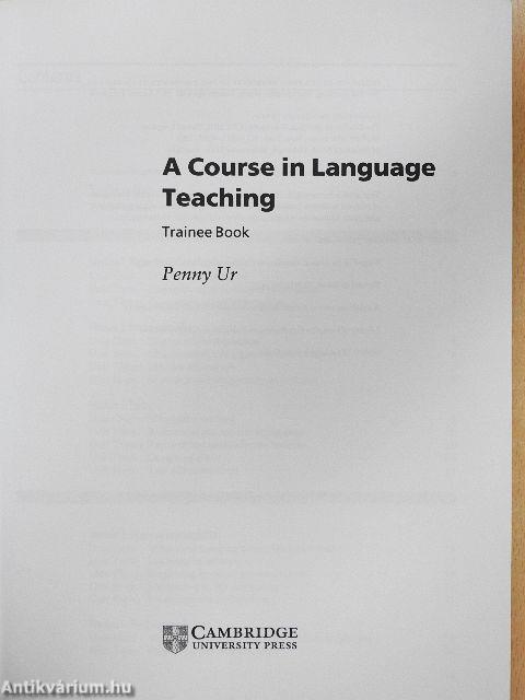 A Course in Language Teaching