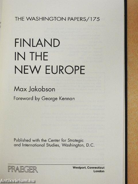 Finland in the New Europe