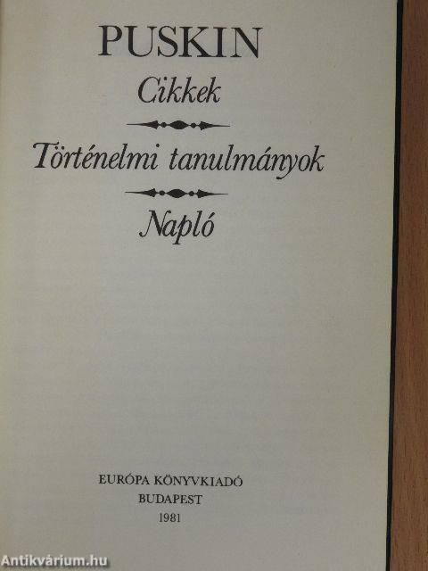 Cikkek/Történelmi tanulmányok/Napló