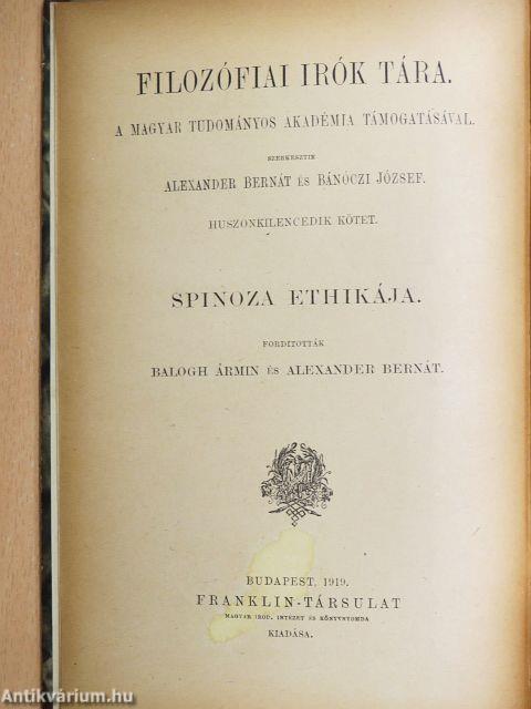 Spinoza ethikája