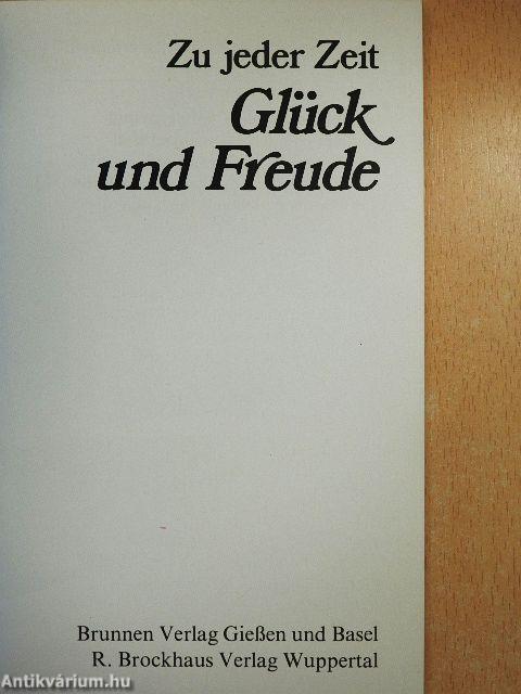 Glück und Freude