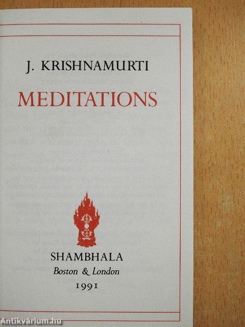 Meditations