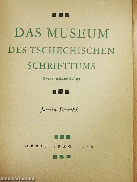 Das Museum des Tschechischen Schrifttums