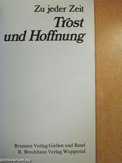 Trost und Hoffnung