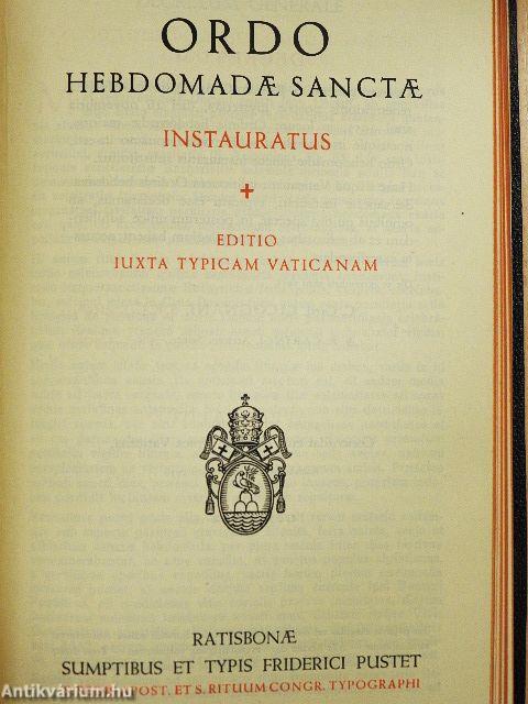 Ordo Hebdomadae Sanctae Instauratus