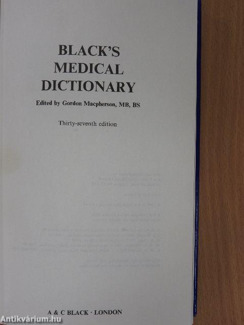 Black's Medical Dictionary