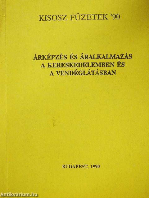 Árképzés és áralkalmazás a kereskedelemben és a vendéglátásban