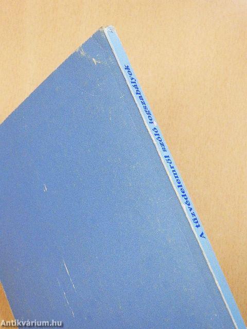 A tűzvédelemről szóló jogszabályok