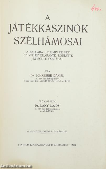 A játékkaszinók szélhámosai