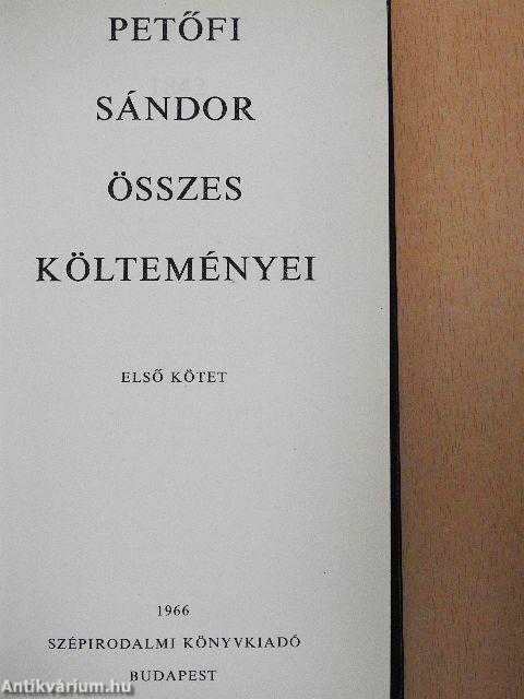 Petőfi Sándor összes költeményei 1-2.
