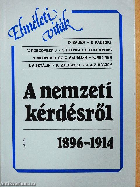 A nemzeti kérdésről