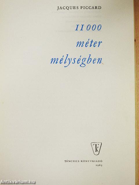 11000 méter mélységben
