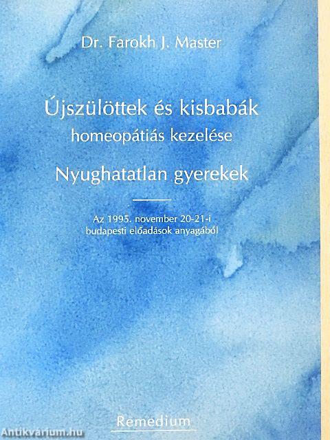 Újszülöttek és kisbabák homeopátiás kezelése/Nyughatatlan gyerekek