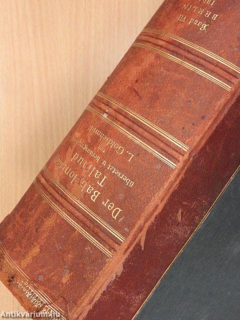 Der Babylonische Talmud VII.