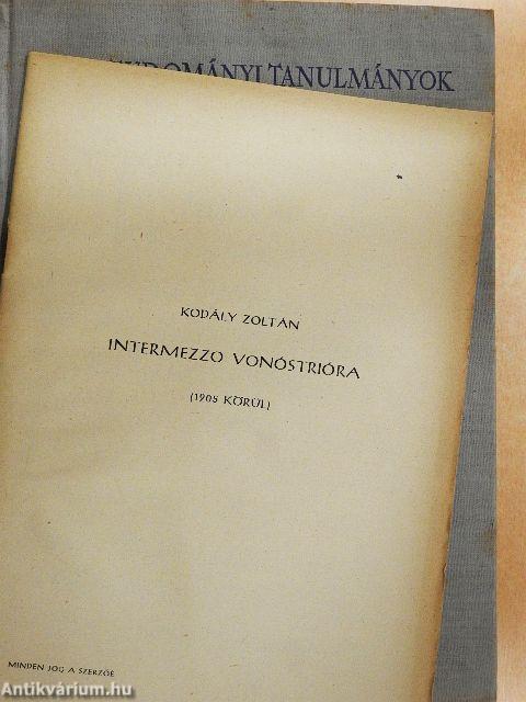 Kodály Zoltán 75. születésnapjára