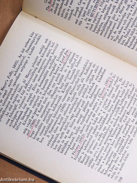 A modern angol irodalom története