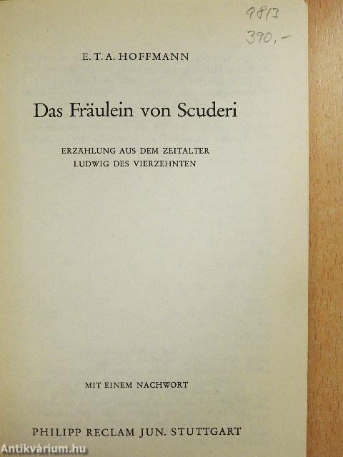 Das Fräulein von Scuderi