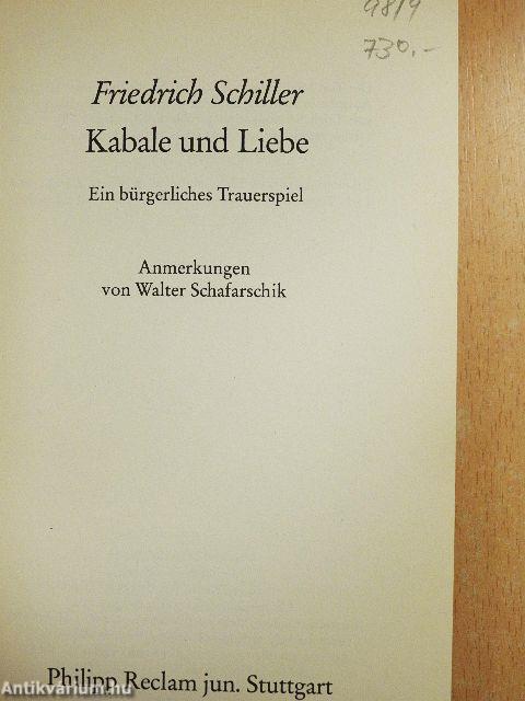 Kabale und Liebe