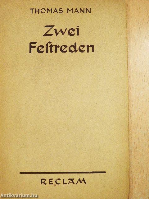 Zwei Festreden