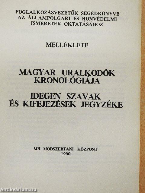 Magyar uralkodók kronológiája/Idegen szavak és kifejezések jegyzéke