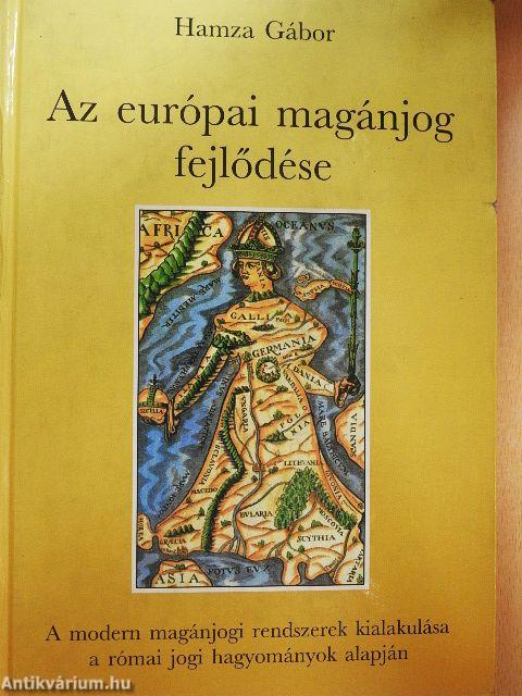 Az európai magánjog fejlődése