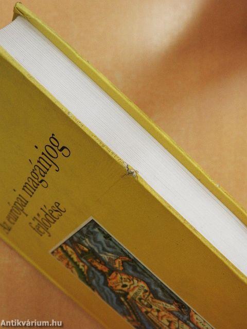 Az európai magánjog fejlődése