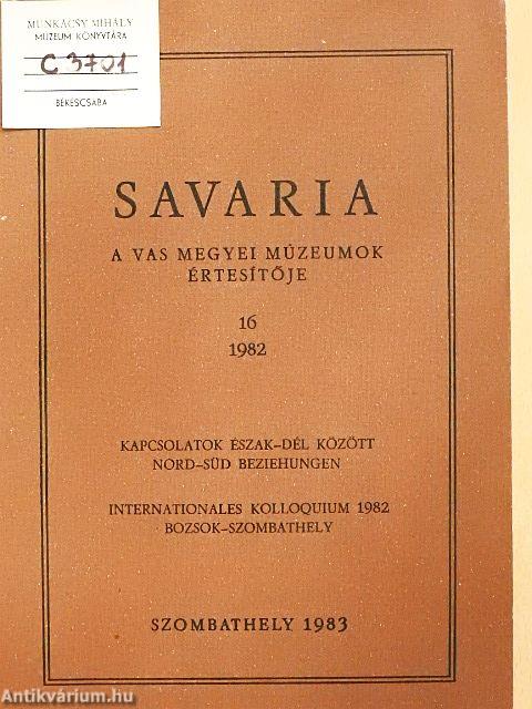 Savaria 16.