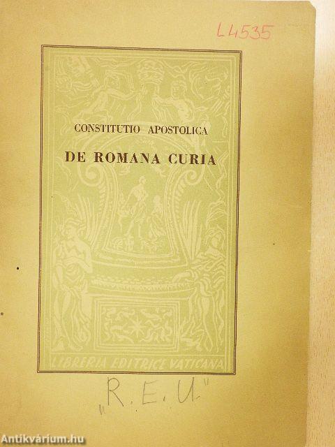 Constitutio Apostolica de Romana Curia
