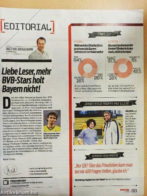 Sport Bild 2. oktober 2013